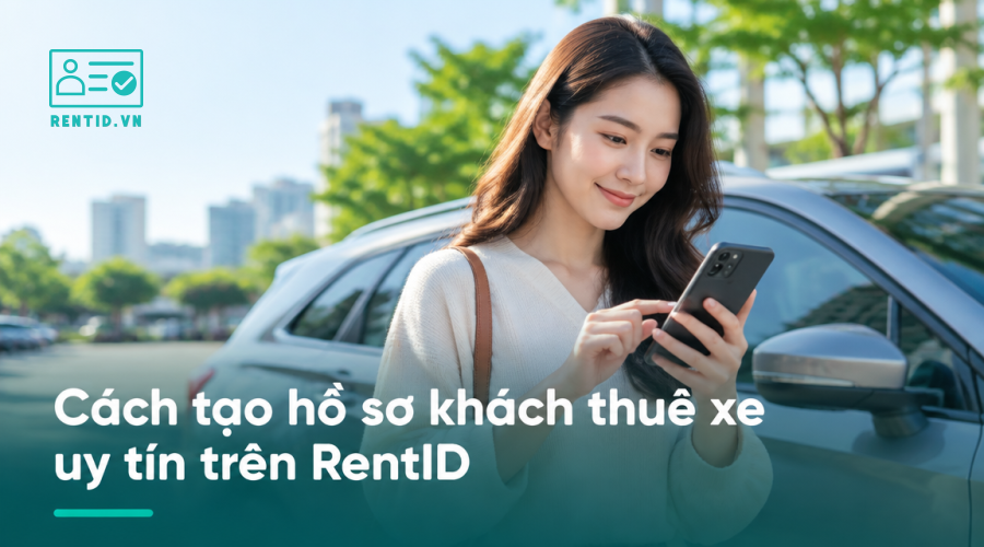 Cách tạo hồ sơ khách thuê xe uy tín trên RentID