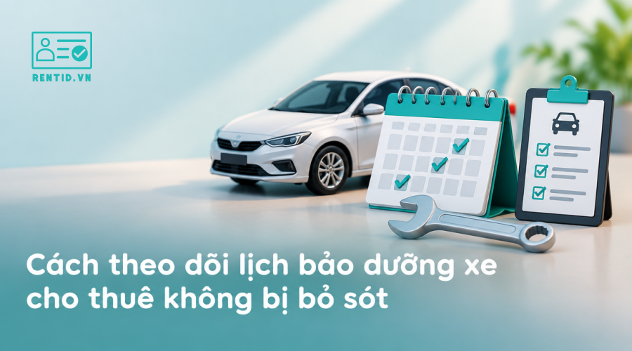 Cách theo dõi lịch bảo dưỡng xe cho thuê không bị bỏ sót