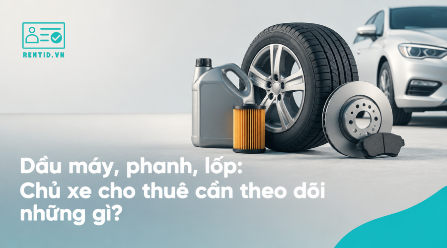 Dầu máy, phanh, lốp: Chủ xe cho thuê cần theo dõi những gì?