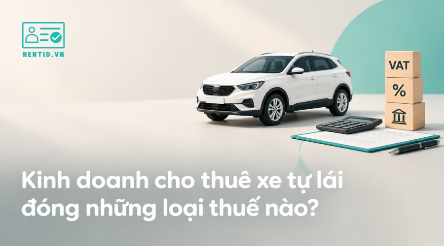 Kinh doanh cho thuê xe tự lái đóng những loại thuế nào?