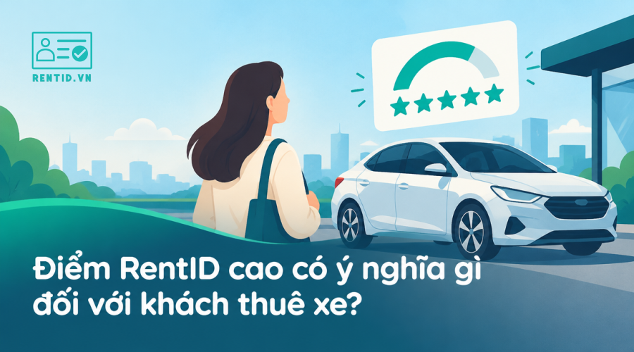 Điểm RentID cao có ý nghĩa gì đối với khách thuê xe?