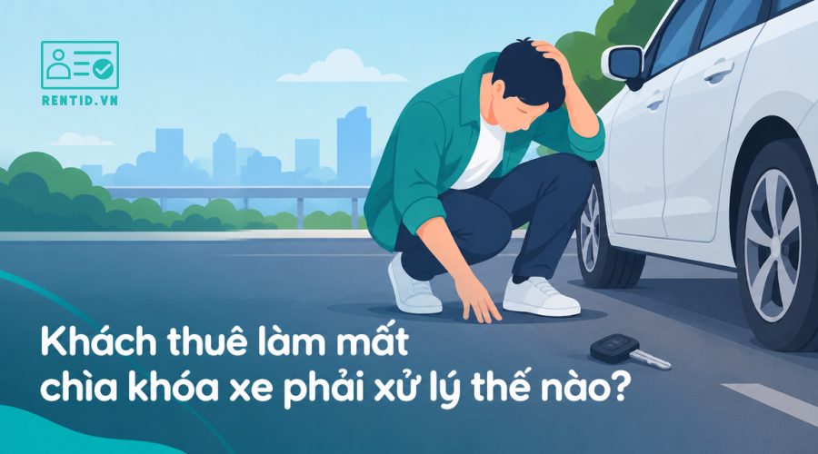 Khách thuê làm mất chìa khóa xe phải xử lý thế nào?
