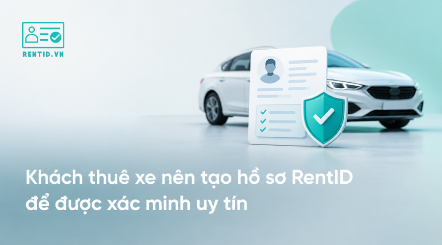 Khách thuê xe nên tạo hồ sơ RentID để được xác minh uy tín