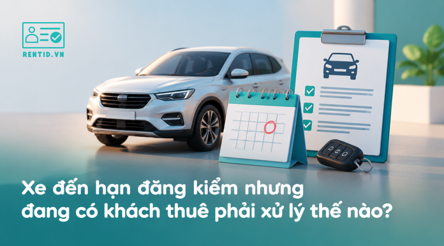 Xe đến hạn đăng kiểm nhưng đang có khách thuê phải xử lý thế nào?