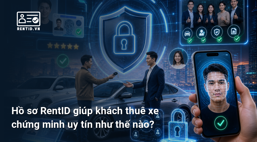 Hồ sơ RentID giúp khách thuê xe chứng minh uy tín như thế nào?