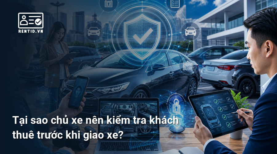 Tại sao chủ xe nên kiểm tra khách thuê trước khi giao xe?