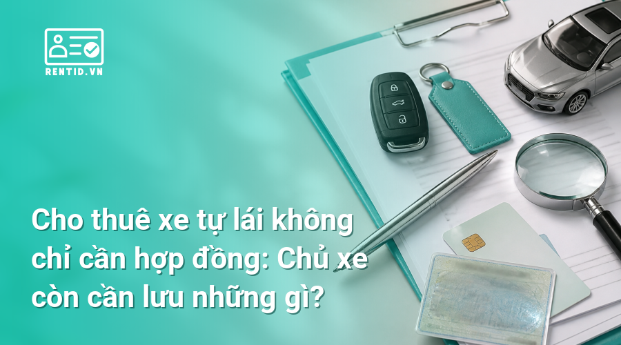 Cho thuê xe tự lái không chỉ cần hợp đồng: Chủ xe còn cần lưu những gì?