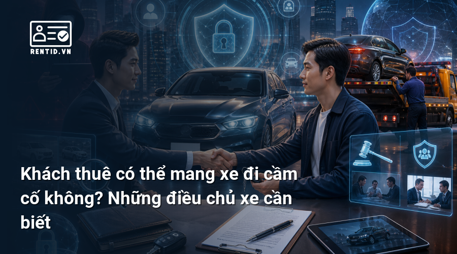 Khách thuê có thể mang xe đi cầm cố không? Những điều chủ xe cần biết
