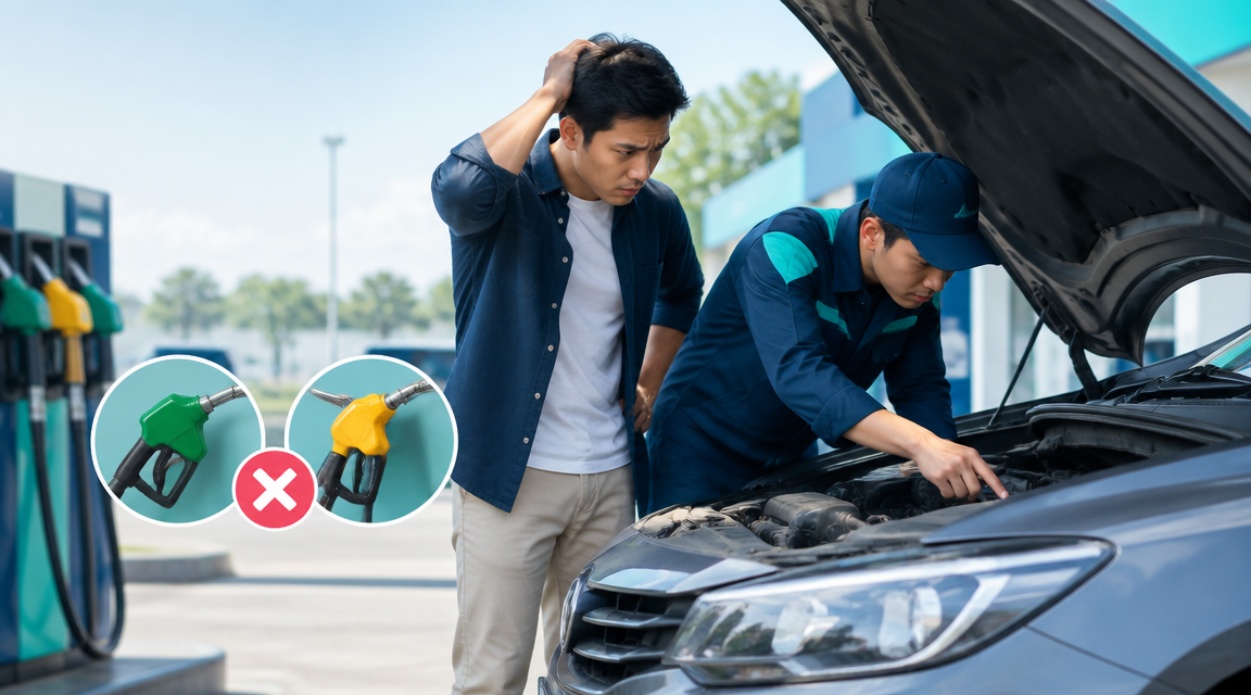 Khách thuê sử dụng sai loại nhiên liệu gây hỏng xe phải làm gì?