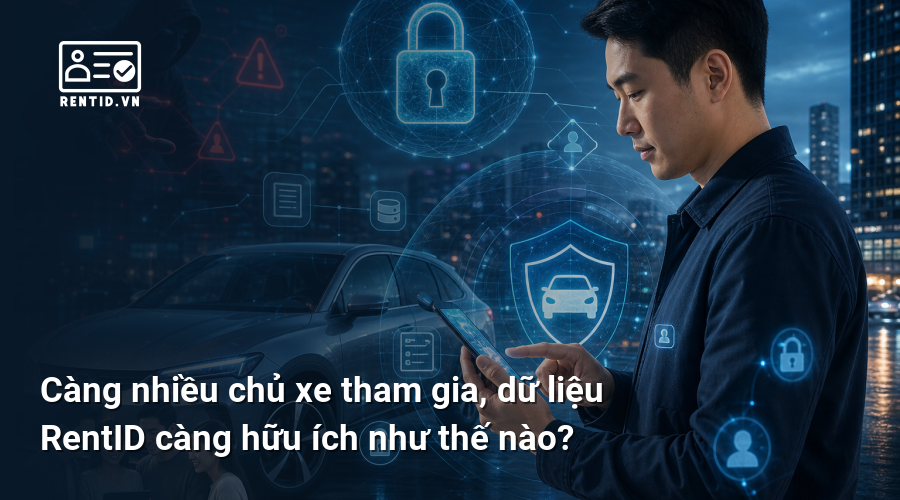 Càng nhiều chủ xe tham gia, dữ liệu RentID càng hữu ích như thế nào?