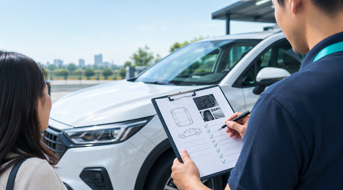 Cách ghi nhận số km khi giao và nhận xe cho thuê: Tình huống thực tế