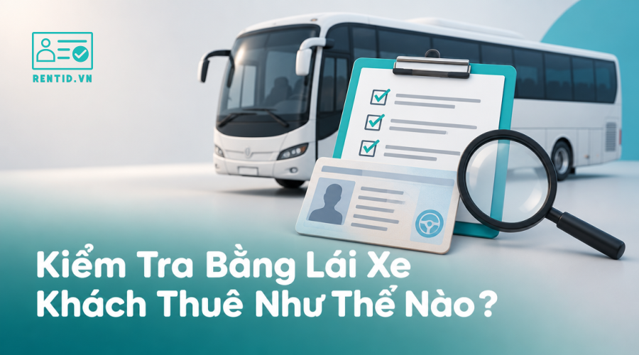 Kiểm Tra Bằng Lái Xe Khách Thuê Như Thế Nào?