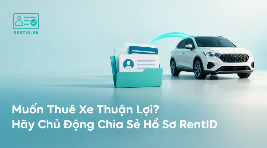 Muốn Thuê Xe Thuận Lợi? Hãy Chủ Động Chia Sẻ Hồ Sơ RentID