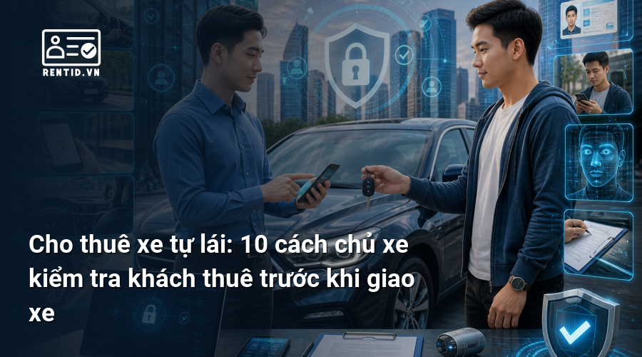 Cho thuê xe tự lái: 10 cách chủ xe kiểm tra khách thuê trước khi giao xe