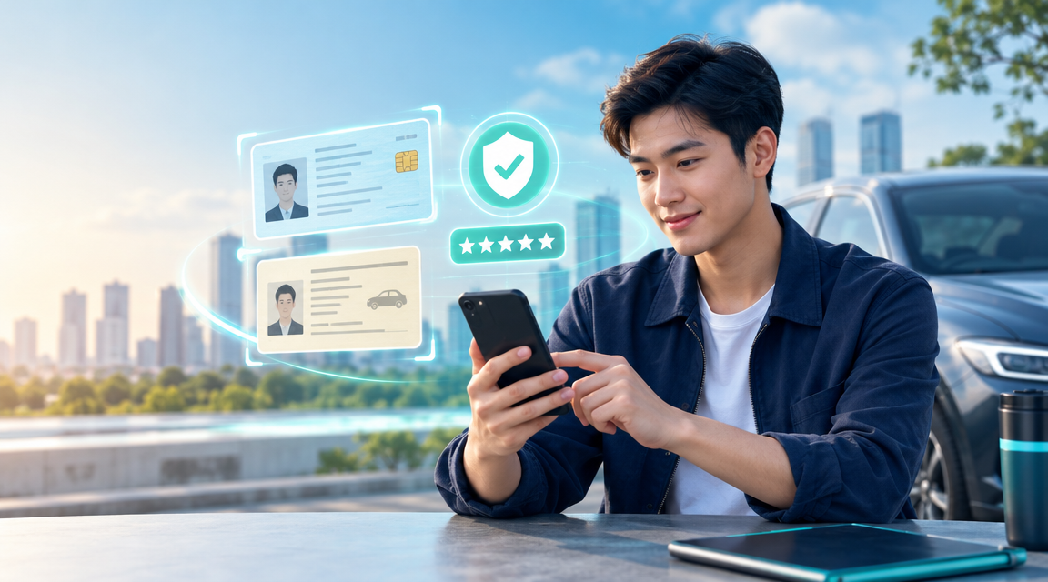 Xác minh CCCD, bằng lái và tăng điểm uy tín trên RentID: Giải pháp an toàn cho người dùng