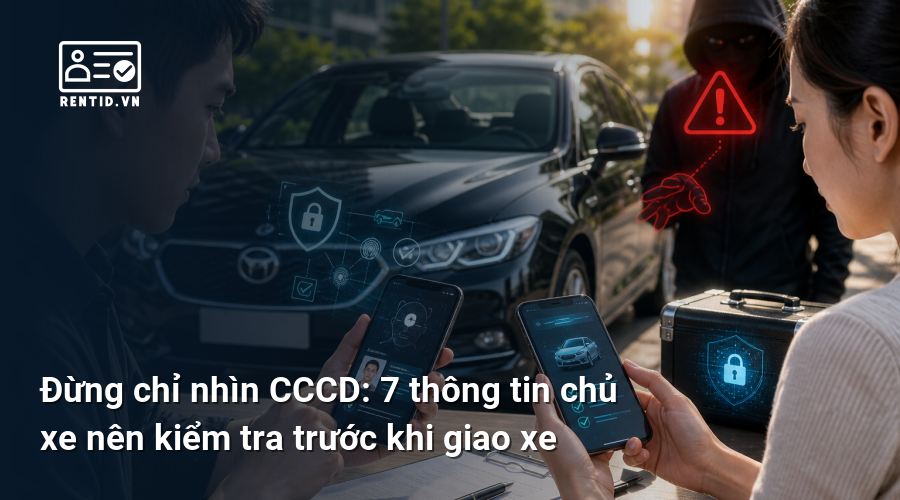 Đừng chỉ nhìn CCCD: 7 thông tin chủ xe nên kiểm tra trước khi giao xe