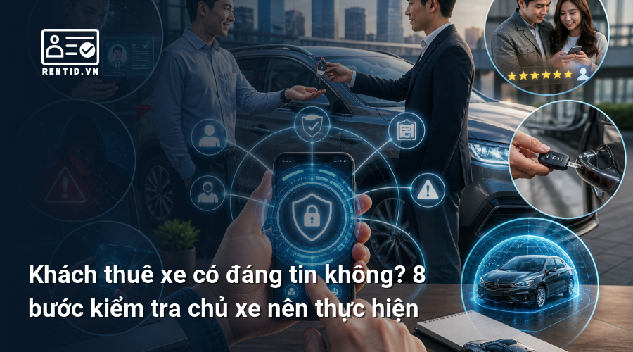 Khách thuê xe có đáng tin không? 8 bước kiểm tra chủ xe nên thực hiện
