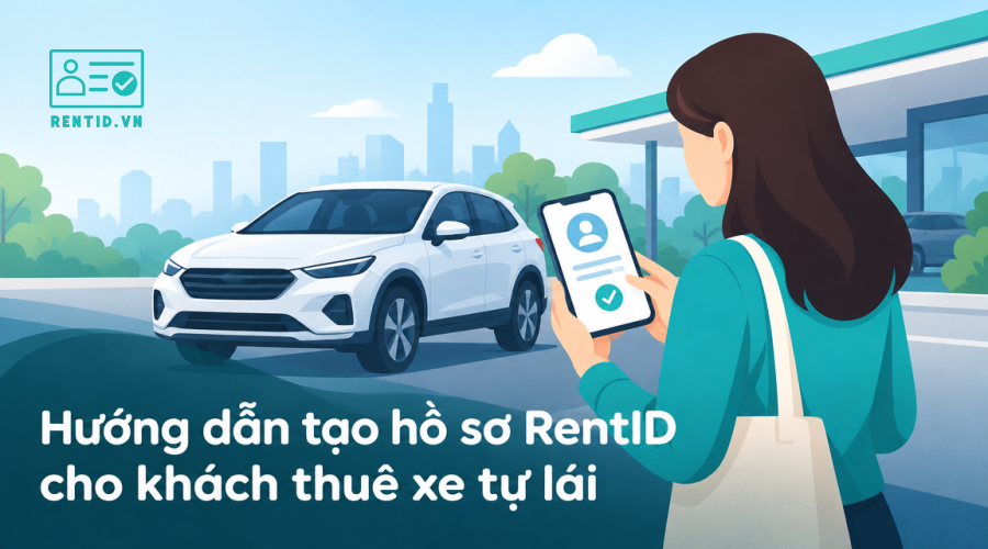 Hướng dẫn tạo hồ sơ RentID cho khách thuê xe tự lái