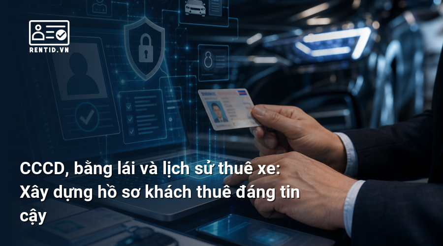 CCCD, bằng lái và lịch sử thuê xe: Xây dựng hồ sơ khách thuê đáng tin cậy
