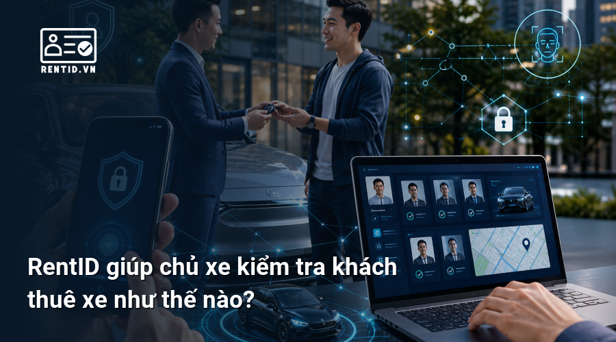 RentID giúp chủ xe kiểm tra khách thuê xe như thế nào?