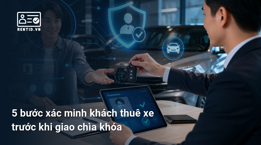 5 bước xác minh khách thuê xe trước khi giao chìa khóa