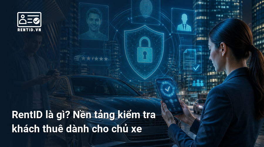 RentID là gì? Nền tảng kiểm tra khách thuê dành cho chủ xe