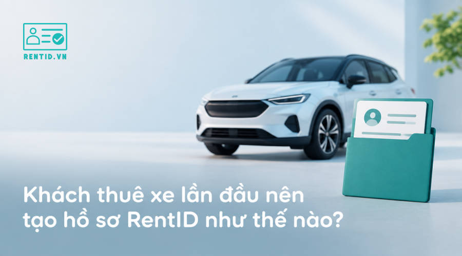 Khách thuê xe lần đầu nên tạo hồ sơ RentID như thế nào?