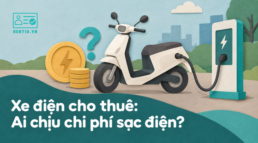 Xe điện cho thuê: Ai chịu chi phí sạc điện?