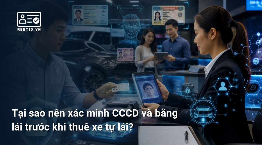 Tại sao nên xác minh CCCD và bằng lái trước khi thuê xe tự lái?