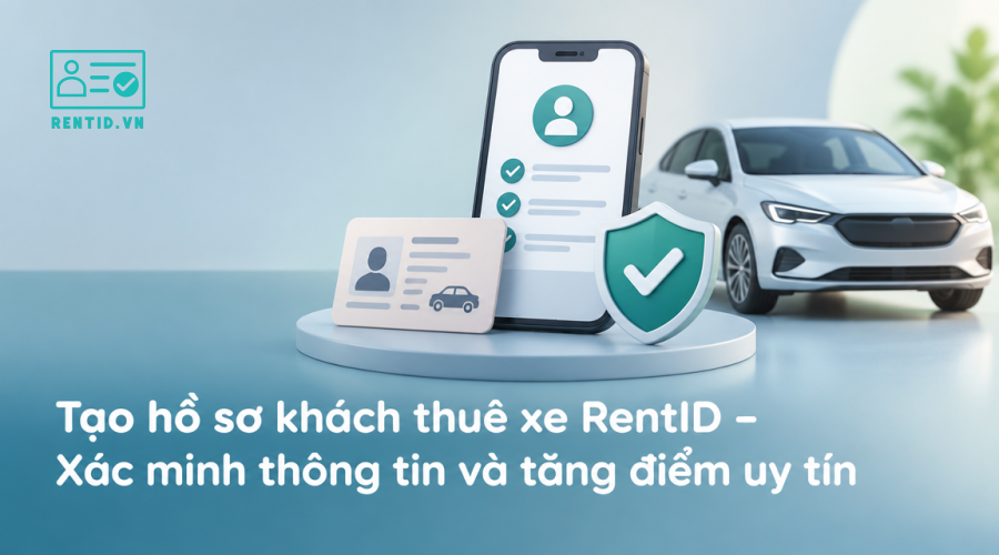 Tạo hồ sơ khách thuê xe RentID – Xác minh thông tin và tăng điểm uy tín
