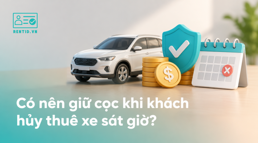 Có nên giữ cọc khi khách hủy thuê xe sát giờ?