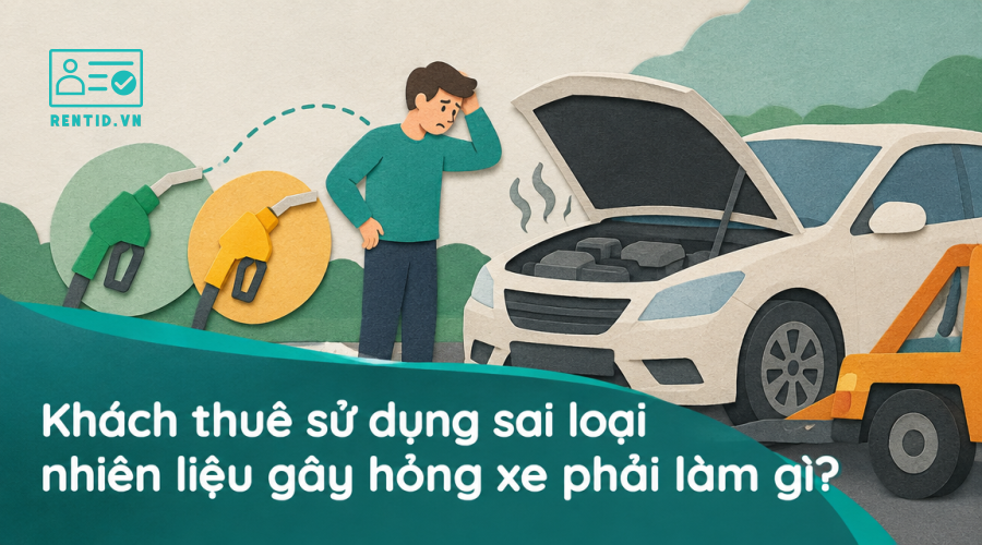 Khách thuê sử dụng sai loại nhiên liệu gây hỏng xe phải làm gì?