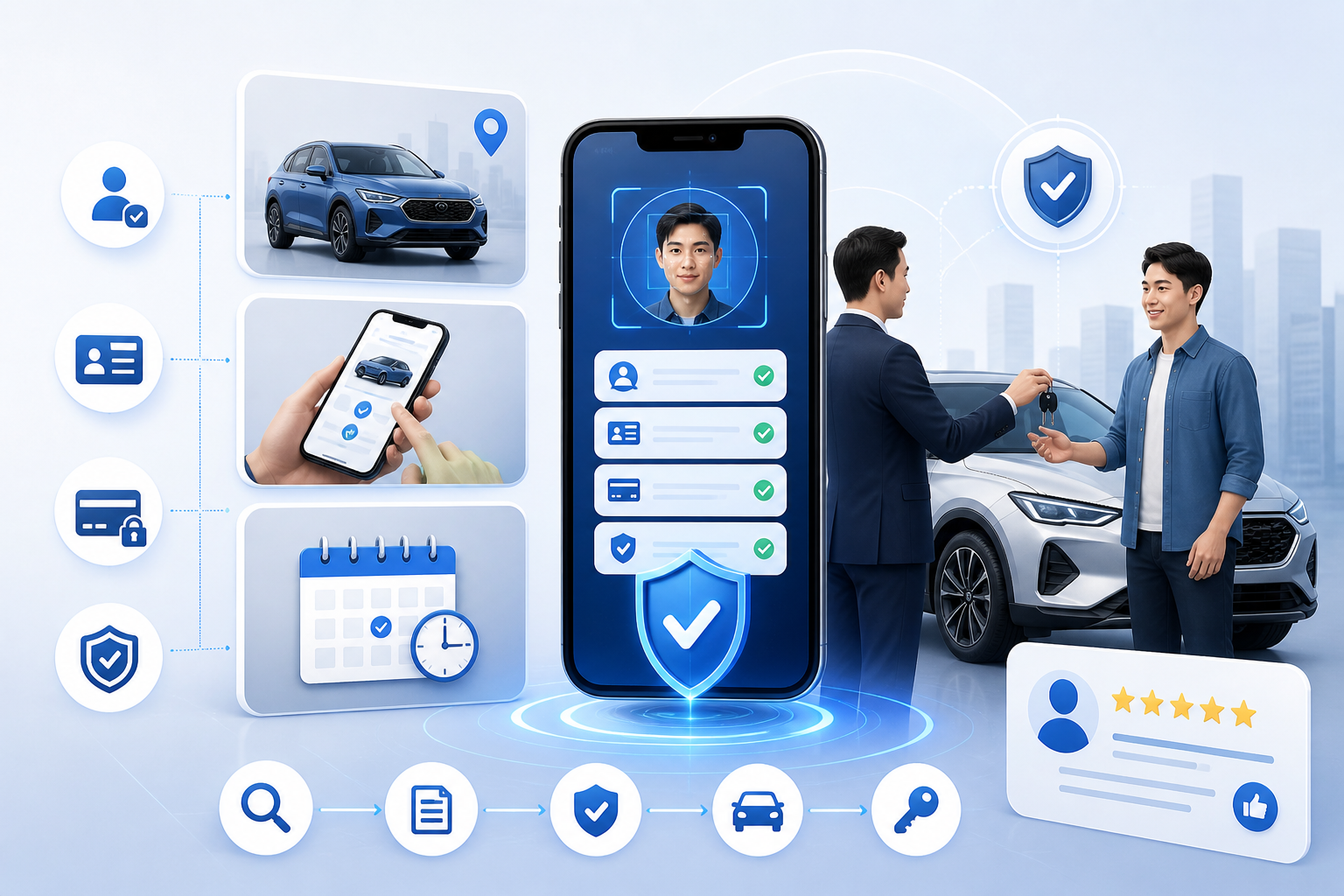 xác minh khách thuê xe online, nhận xe nhanh hơn, thuê xe trực tuyến, quy trình thuê xe, dịch vụ cho thuê xe, lợi ích xác minh online, tiết kiệm thời gian thuê xe, cẩm nang thuê xe, cách xác minh khách thuê xe, hướng dẫn thuê xe online, thuê xe an toàn, đánh giá dịch vụ thuê xe.