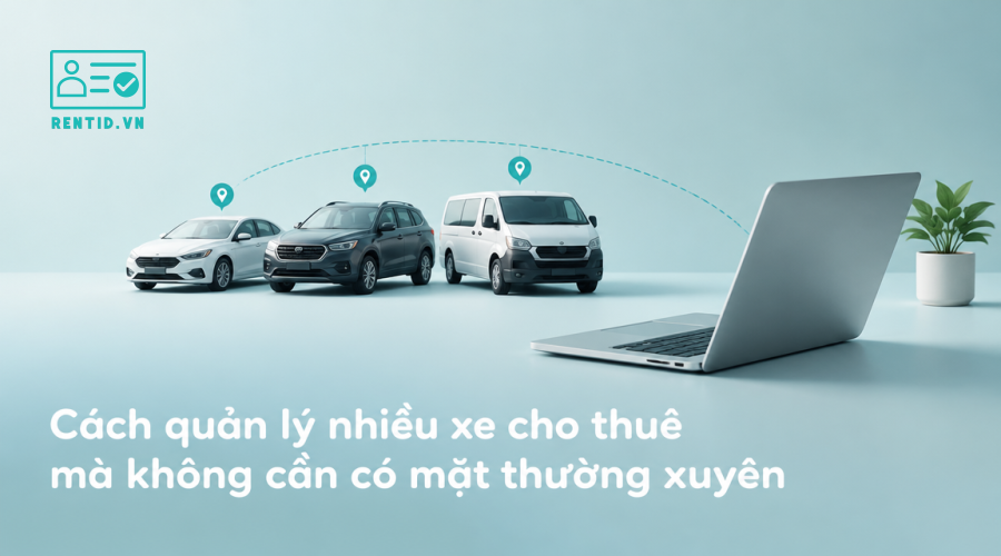 Cách quản lý nhiều xe cho thuê mà không cần có mặt thường xuyên