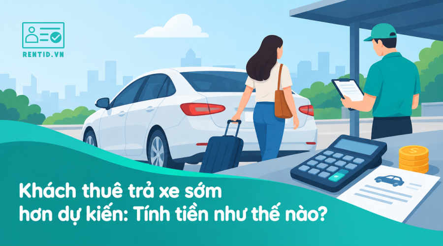 Khách thuê trả xe sớm hơn dự kiến: Tính tiền như thế nào?
