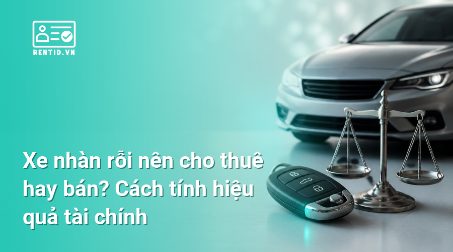 Xe nhàn rỗi nên cho thuê hay bán? Cách tính hiệu quả tài chính