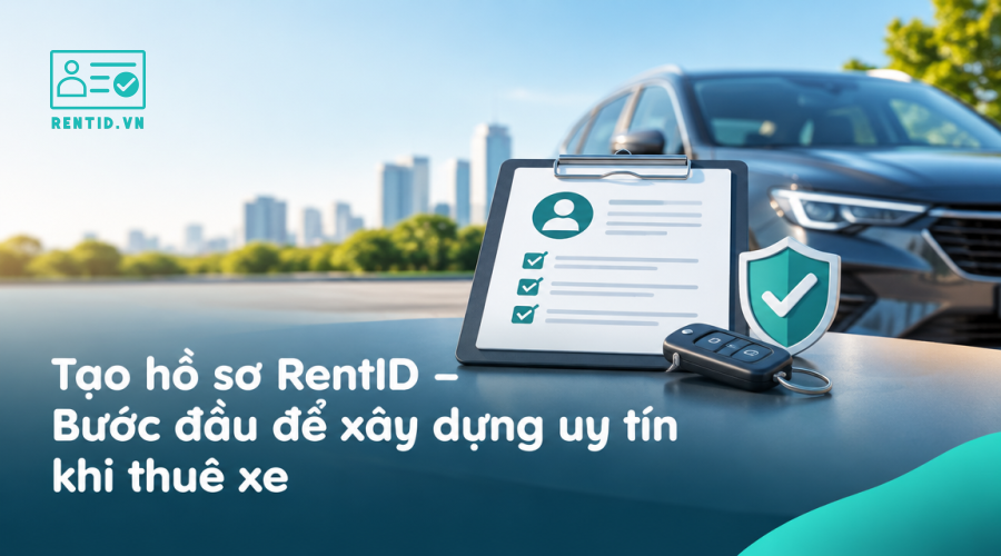 Tạo hồ sơ RentID – Bước đầu để xây dựng uy tín khi thuê xe