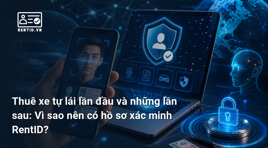 Thuê xe tự lái lần đầu và những lần sau: Vì sao nên có hồ sơ xác minh RentID?
