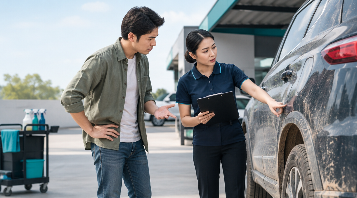 Khách trả xe bẩn: Chủ xe có được thu phí vệ sinh không?