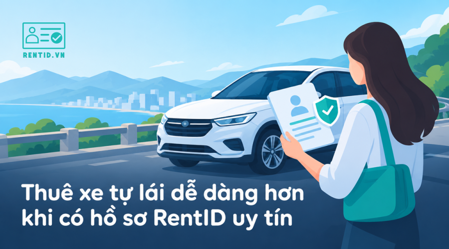 Thuê xe tự lái dễ dàng hơn khi có hồ sơ RentID uy tín
