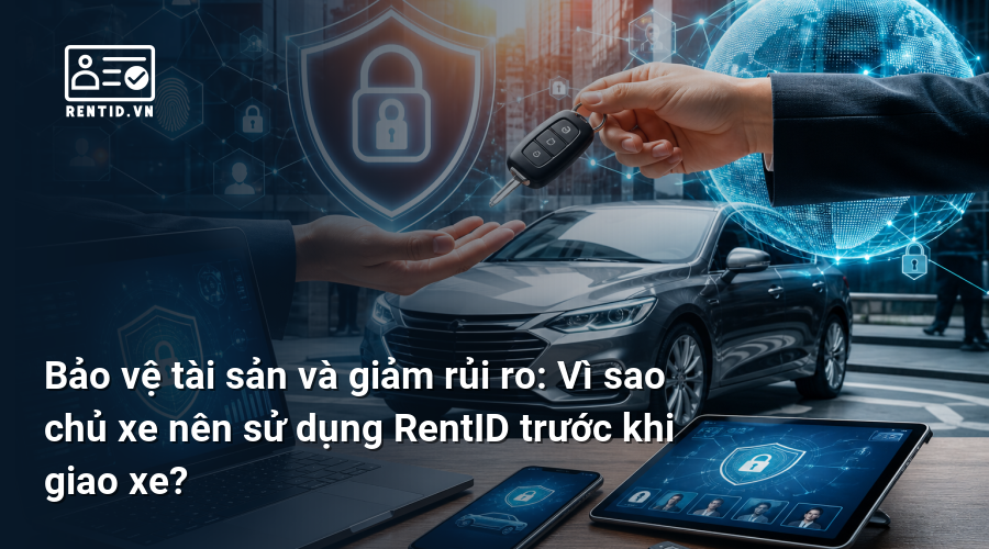 Bảo vệ tài sản và giảm rủi ro: Vì sao chủ xe nên sử dụng RentID trước khi giao xe?