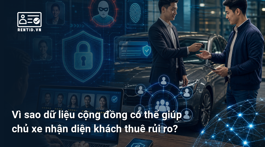 Vì sao dữ liệu cộng đồng có thể giúp chủ xe nhận diện khách thuê rủi ro?