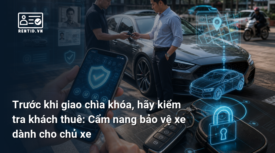 Trước khi giao chìa khóa, hãy kiểm tra khách thuê: Cẩm nang bảo vệ xe dành cho chủ xe