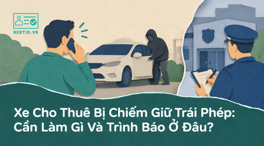 Xe Cho Thuê Bị Chiếm Giữ Trái Phép: Cần Làm Gì Và Trình Báo Ở Đâu?