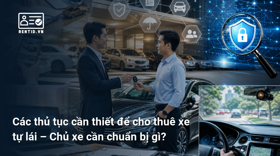 Các thủ tục cần thiết để cho thuê xe tự lái – Chủ xe cần chuẩn bị gì?