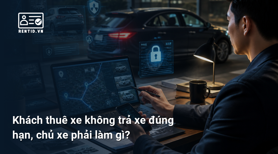 Khách thuê xe không trả xe đúng hạn, chủ xe phải làm gì?