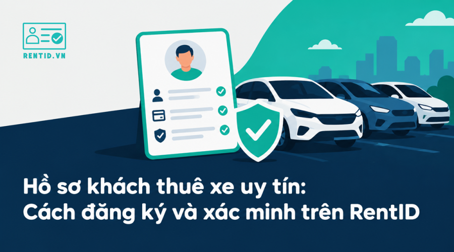 Hồ sơ khách thuê xe uy tín: Cách đăng ký và xác minh trên RentID